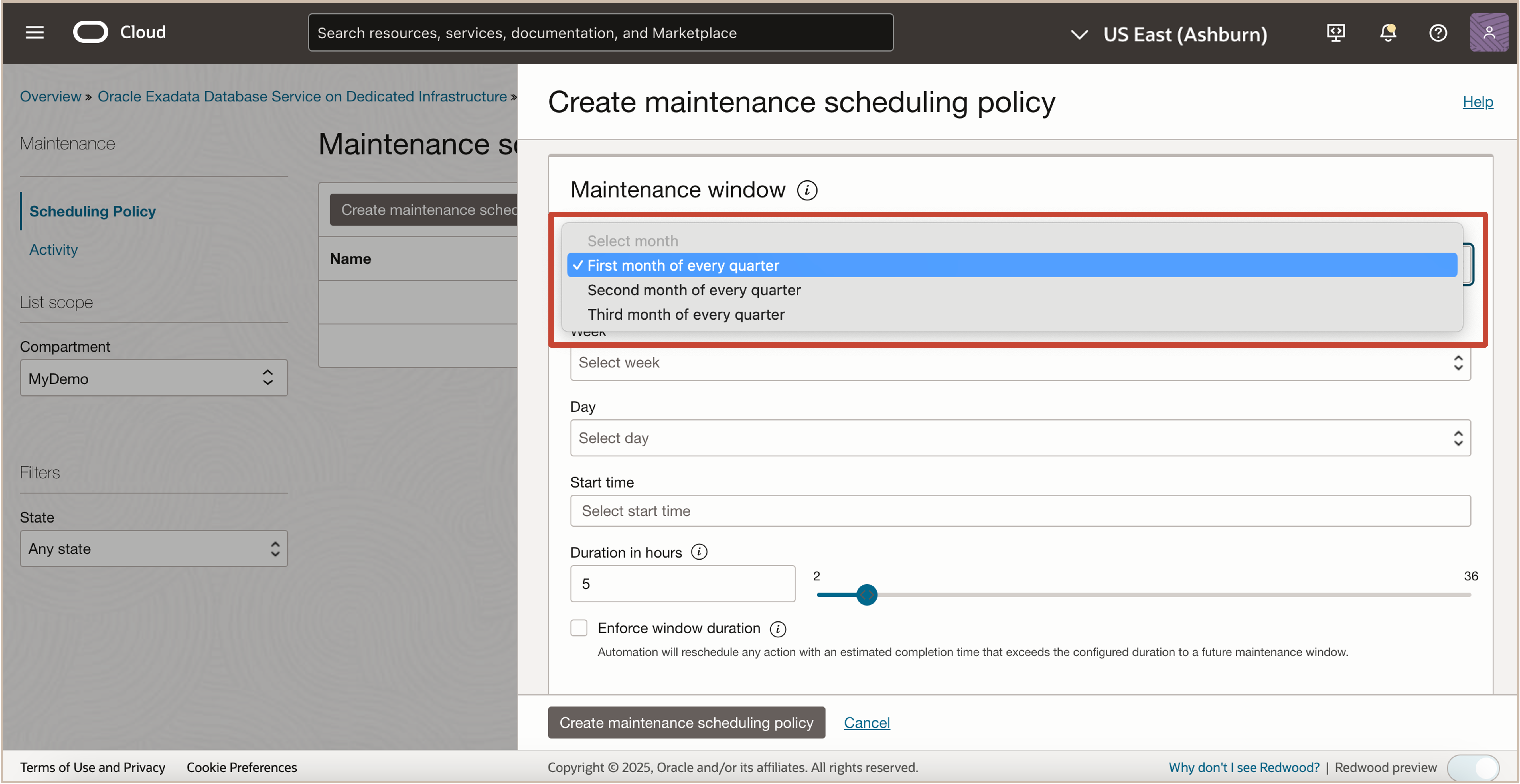 Imagem mostrando a janela de adição de manutenção