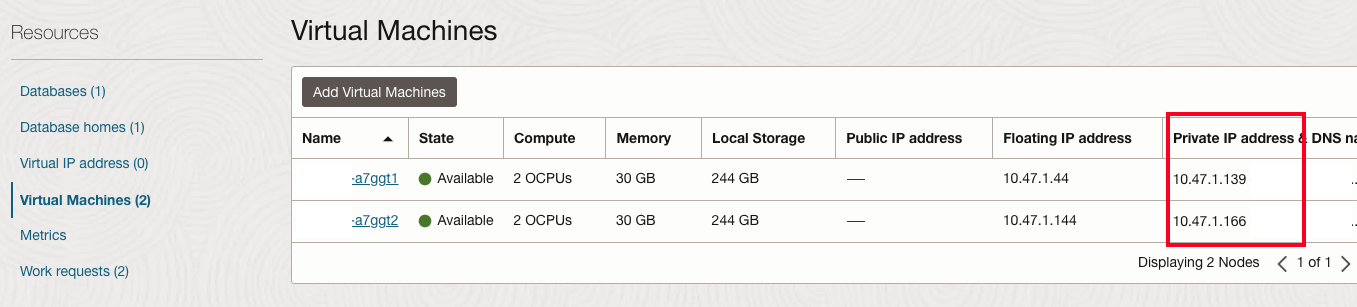 VMs do Exadata