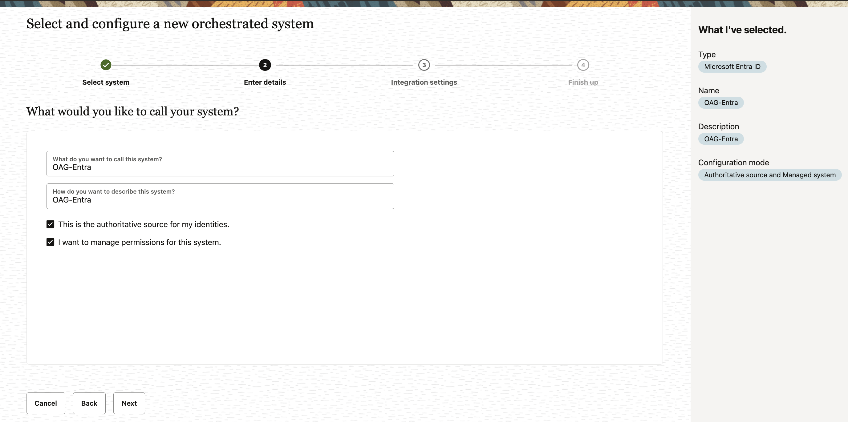 Selecione Create Identity Domain