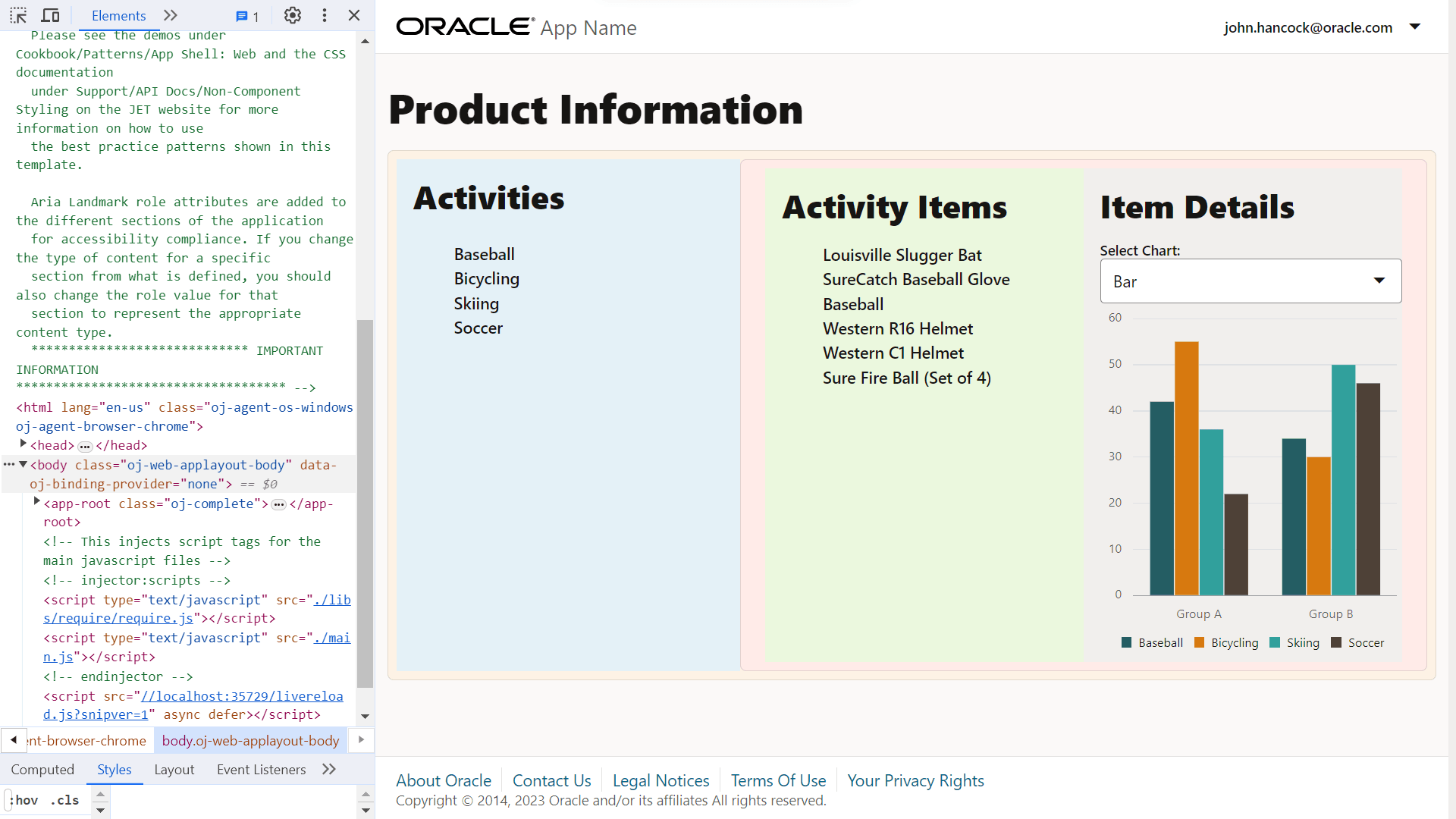Depurador do Google Chrome ativado