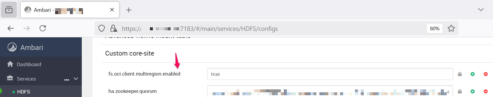image Configuração Ambari