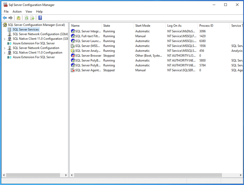 Grupos de disponibilidade sempre ativos Abrir o SQL Server Configuration Manager