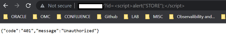 testar tentativa de cross-site script Botão Editar