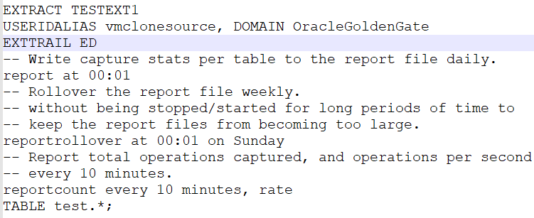Imagem mostrando a Criação do parâmetro Extract file1