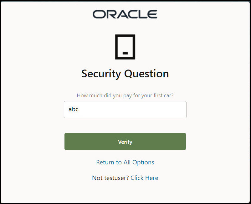 **Pergunta de Segurança**