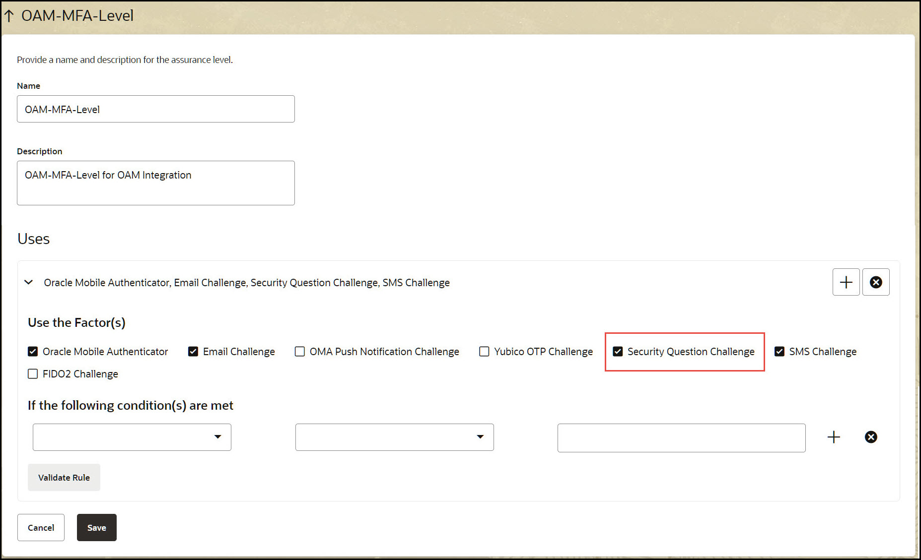 **Desafio de Pergunta de Segurança**