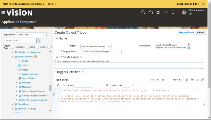 A descrição de createtrigger.png é exibida a seguir A descrição de createtrigger.png é exibida a seguir