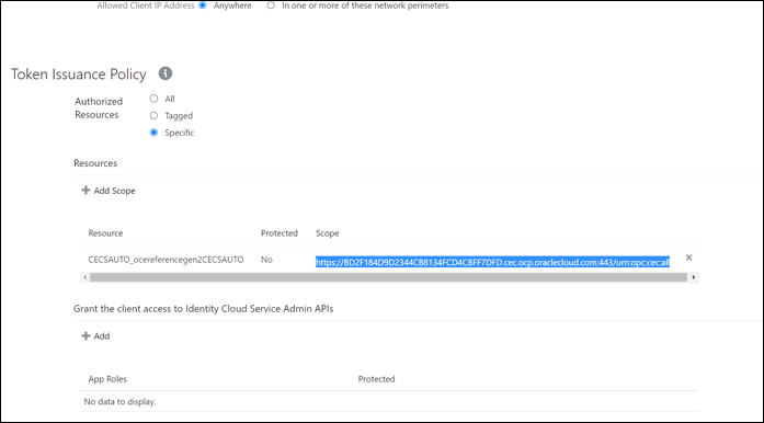 A descrição de token-policy.png é exibida a seguir A descrição de token-policy.png é exibida a seguir
