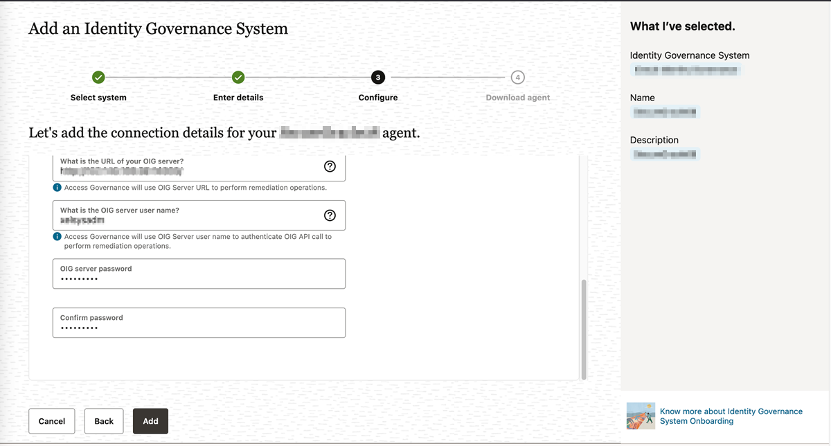 配置 OIG 服务器