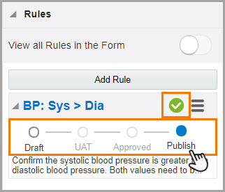 图 3-4 发布规则时的规则状态滑块