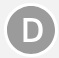 带白字母“D”的灰色圆圈。