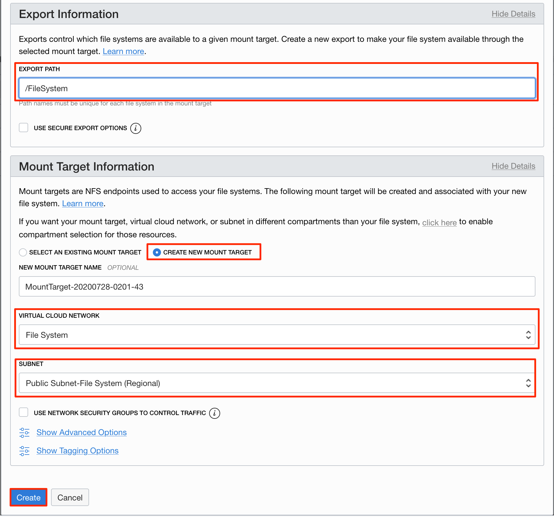 文件系统设置（续）