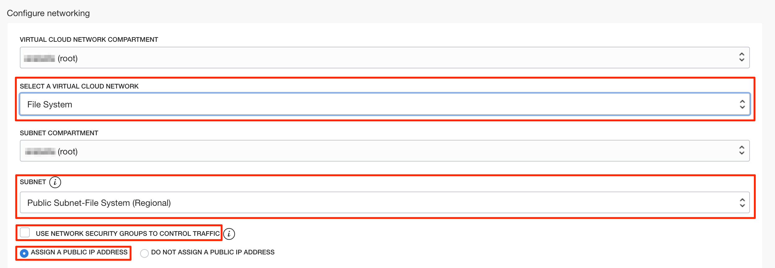 分配公共 IP 地址