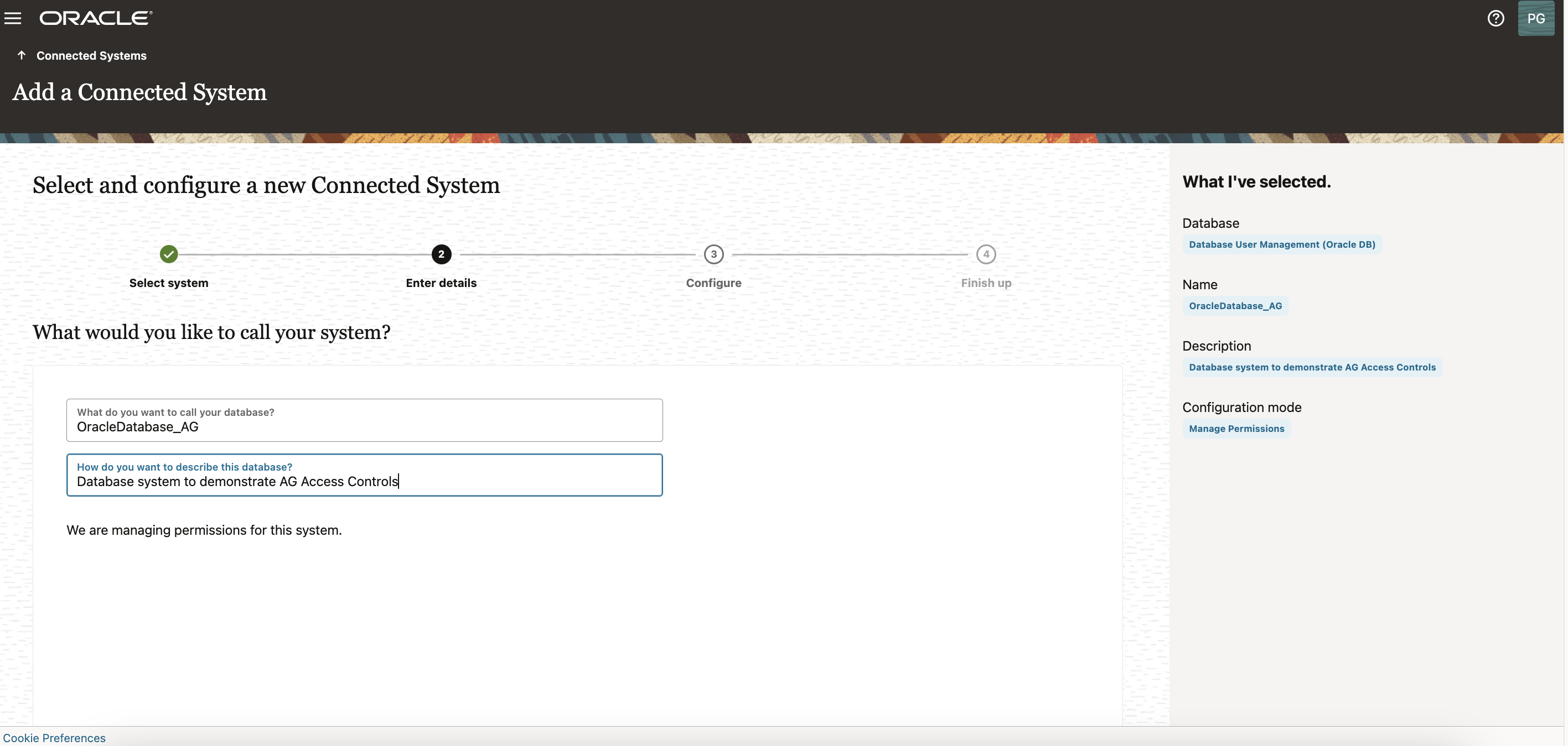 添加和定义数据库系统