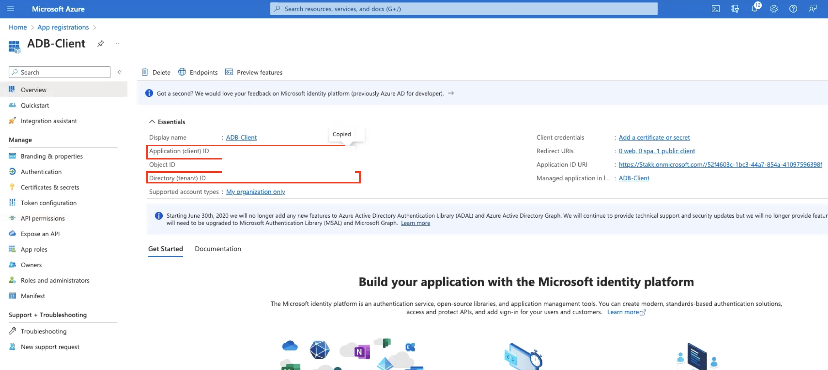Microsoft Azure 门户