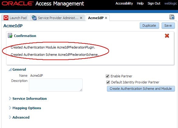 **OAM_Admin_Console_with_message**