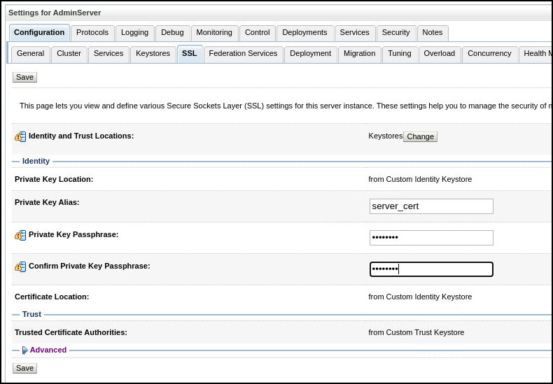 为 Oracle Access Management 12c 配置 SSL