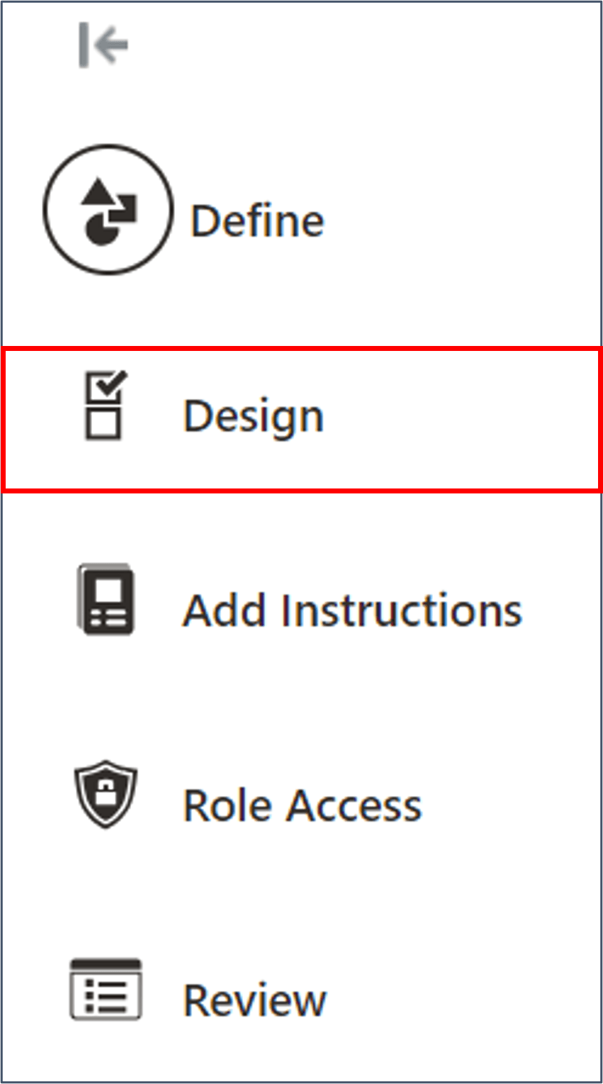 按一下「設計」頁標