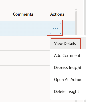 洞察分析儀表板