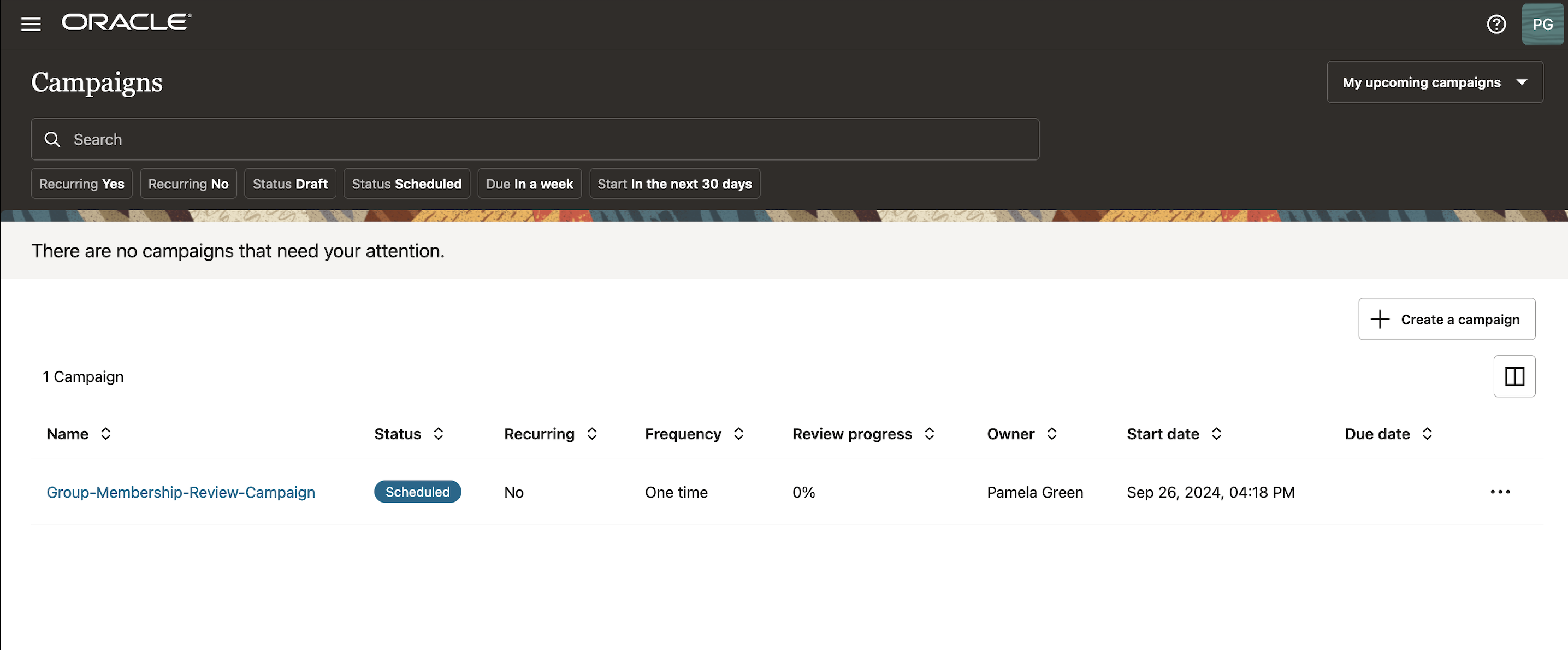 OCI 輸入詳細資訊
