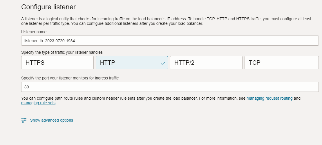 建立負載平衡器 6 編輯按鈕