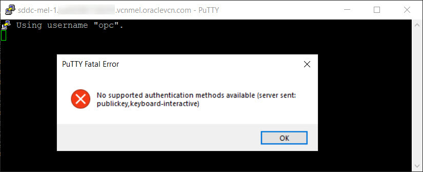 驗證以密碼為基礎的登入已無法再使用